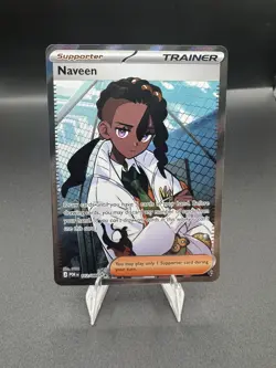 Pokemon TCG Naveen Trainer-Supporter Full Art Holo POR 112/088 Perfect Order - Image 1