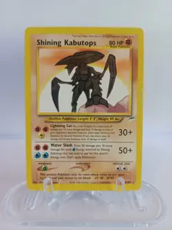 Shining Kabutops 108/105 Neo Destiny 2002 Pokemon Card Secret Rare MP - Image 1