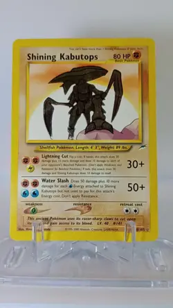 Shining Kabutops 108/105 Neo Destiny 2002 Pokemon Card Secret Rare MP - Image 2
