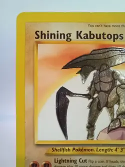 Shining Kabutops 108/105 Neo Destiny 2002 Pokemon Card Secret Rare MP - Image 3