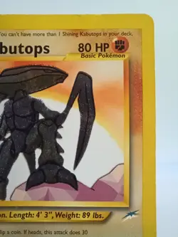 Shining Kabutops 108/105 Neo Destiny 2002 Pokemon Card Secret Rare MP - Image 4