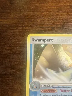 Pokemon TCG Swampert EX Emerald Holo Rare Card 11/106 NM Condition - Image 2