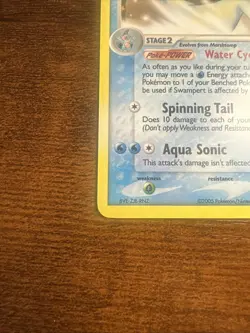 Pokemon TCG Swampert EX Emerald Holo Rare Card 11/106 NM Condition - Image 5