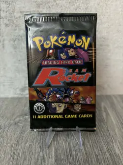 Heavy 1st Edition Team Rocket Booster Pack - HEAVY 21.14 Sealed - Pokemon TCG - Image 3
