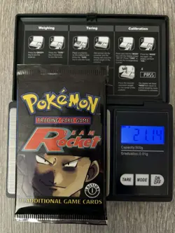 Heavy 1st Edition Team Rocket Booster Pack - HEAVY 21.14 Sealed - Pokemon TCG - Image 1
