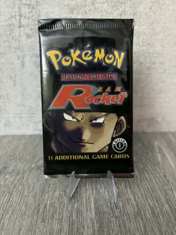 Heavy 1st Edition Team Rocket Booster Pack - HEAVY 21.14 Sealed - Pokemon TCG - Image 2
