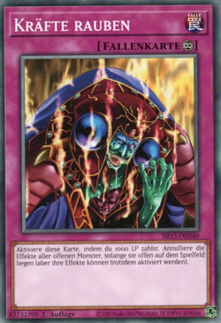 yugioh 1x Krafte rauben SR13-DE040 COMMON DEUTSCH - Image 1