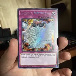 YuGiOh Vanity's Emptiness - LC5D-EN253 - Secret Rare - 1st Edition LP - Image 1