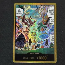 One Piece OP14 Gold DON!! Card Egghead Crisis Azure Sea English NM - Image 1