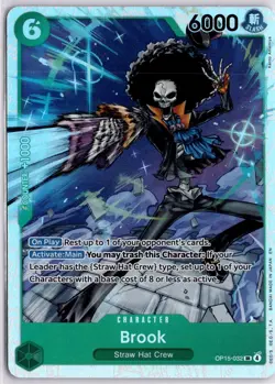 Brook Op15-032 Sr One Piece Card English Game Trading Card TCG - Image 3