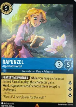 Rapunzel - Appreciative Artist 1 R Disney Lorcana Promo Cards Lorcana NM - Image 2