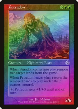 Petradon FOIL Torment HEAVILY PLD Red Rare MAGIC THE GATHERING MTG CARD ABUGames - Image 1