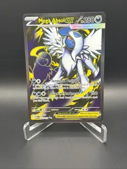 Mega Absol ex 161/132 Ultra Rare Me01: Mega Evolution Pokemon Card Holo NM+ - Image 1