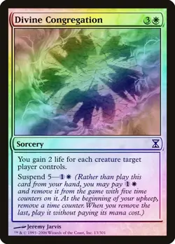 Divine Congregation FOIL Time Spiral NM White Common MAGIC MTG CARD ABUGames - Image 1