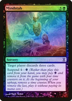 Mindstab FOIL Time Spiral NM Black Common MAGIC THE GATHERING CARD ABUGames - Image 1