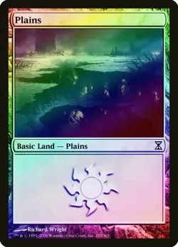 Plains (285) FOIL Time Spiral NM Basic Land MAGIC THE GATHERING CARD ABUGames - Image 1