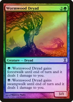 Wormwood Dryad FOIL Time Spiral NM Green Common MAGIC GATHERING CARD ABUGames - Image 1