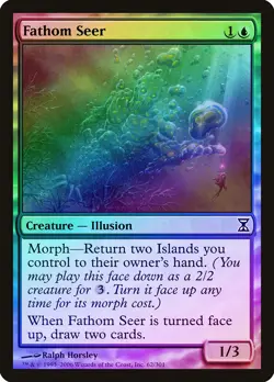 Fathom Seer FOIL Time Spiral NM Blue Common MAGIC THE GATHERING CARD ABUGames - Image 1