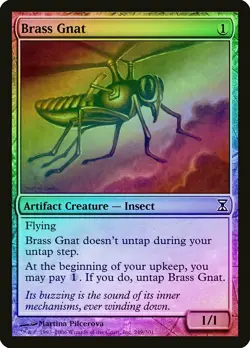 Brass Gnat FOIL Time Spiral NM Artifact Common MAGIC GATHERING CARD ABUGames - Image 1
