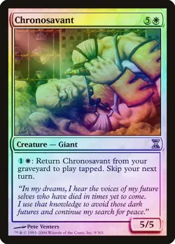 Chronosavant FOIL Time Spiral NM White Rare MAGIC THE GATHERING CARD ABUGames - Image 1