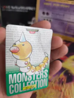Pokemon Karte Card carddass Monsters collection green 1996 japanese Weedle Exc- - Image 3