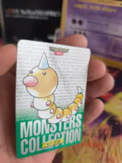 Pokemon Karte Card carddass Monsters collection green 1996 japanese Weedle Exc- - Image 4