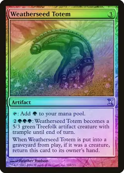 Weatherseed Totem FOIL Time Spiral NM Artifact Uncommon MAGIC CARD ABUGames - Image 1