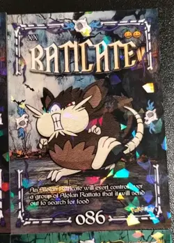 Prisma Trick Or Treat Halloween Pokemon Cards X4 Rattata Raticate Grimer Muk - Image 3