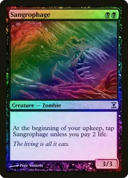 Sangrophage FOIL Time Spiral NM Black Common MAGIC THE GATHERING CARD ABUGames - Image 1