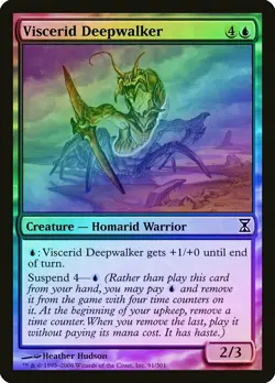Viscerid Deepwalker FOIL Time Spiral NM Blue Common MAGIC MTG CARD ABUGames - Image 1