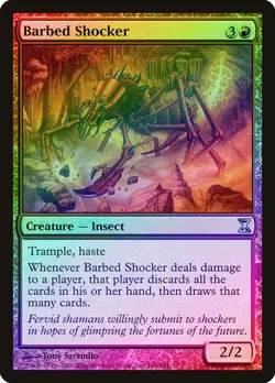 Barbed Shocker FOIL Time Spiral NM Red Uncommon MAGIC GATHERING CARD ABUGames - Image 1