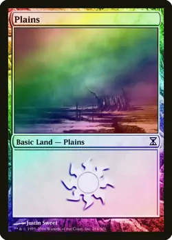 Plains (284) FOIL Time Spiral NM Basic Land MAGIC THE GATHERING CARD ABUGames - Image 1