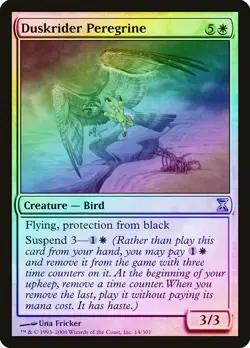 Duskrider Peregrine FOIL Time Spiral NM White Uncommon MAGIC MTG CARD ABUGames - Image 1