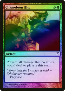 Chameleon Blur FOIL Time Spiral NM Green Common MAGIC GATHERING CARD ABUGames - Image 1
