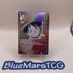 One Piece Chinese-Monkey D Luffy ST01-012 SR SP Parall Premium Card Game - Image 1
