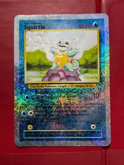 Pokemon Card Squirtle Reverse Holo 95/110 - Image 1