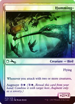 Humming- FOIL Unstable NM White Common MAGIC THE GATHERING MTG CARD ABUGames - Image 1