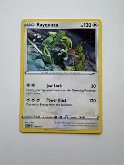 Pokemon TCG Rayquaza McDonald's Promo Card 14/15 - Image 1