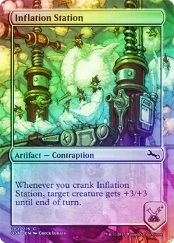Inflation Station FOIL Unstable NM Artifact Common MAGIC MTG CARD ABUGames - Image 1