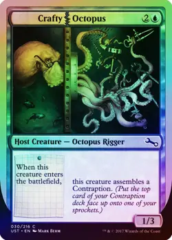 Crafty Octopus FOIL Unstable NM Blue Common MAGIC THE GATHERING CARD ABUGames - Image 1