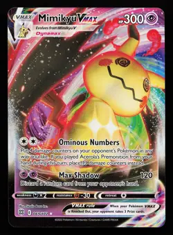 Mimikyu VMAX 069/172 Holo Brilliant Stars Pokemon Card - Image 1