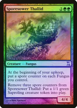 Sporesower Thallid FOIL Time Spiral PLD Green Uncommon MAGIC CARD ABUGames - Image 1