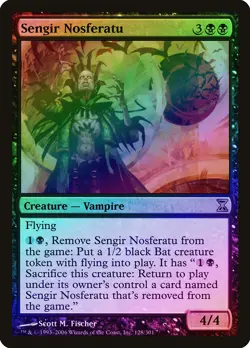 Sengir Nosferatu FOIL Time Spiral NM Black Rare MAGIC GATHERING CARD ABUGames - Image 1