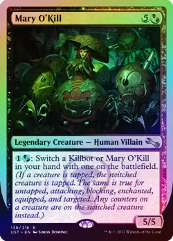 Mary O'Kill FOIL Unstable NM Black Red Rare MAGIC THE GATHERING CARD ABUGames - Image 1