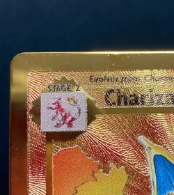 Charizard Gold Metal Promo 2021 Pokemon Celebrations Ultra-Premium Collection #4 - Image 3