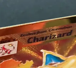 Charizard Gold Metal Promo 2021 Pokemon Celebrations Ultra-Premium Collection #4 - Image 4