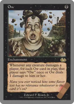 Ow Unglued HEAVILY PLD Black Rare MAGIC THE GATHERING MTG CARD ABUGames - Image 1