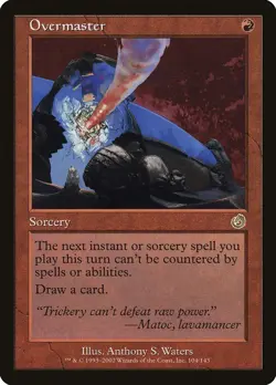 Overmaster Torment NM Red Rare MAGIC THE GATHERING MTG CARD ABUGames - Image 1