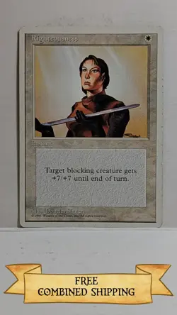 Righteousness MTG Core Set 4th Edition Regular - Image 1