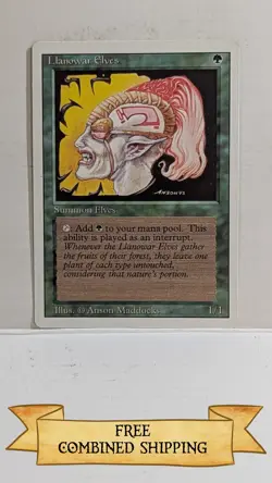 4x Llanowar Elves Revised Edition Regular - Image 2